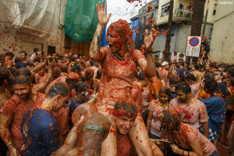 La Tomatina, độc đáo lễ hội ném cà chua Tây Ban Nha | Wanderlust Tips