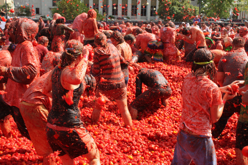 La Tomatina, độc đáo lễ hội ném cà chua Tây Ban Nha | Wanderlust Tips