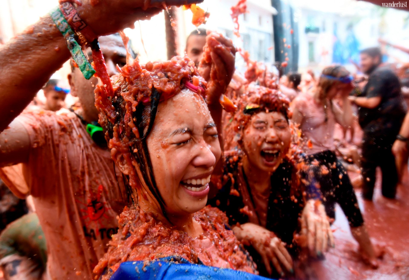 La Tomatina, độc đáo lễ hội ném cà chua Tây Ban Nha | Wanderlust Tips