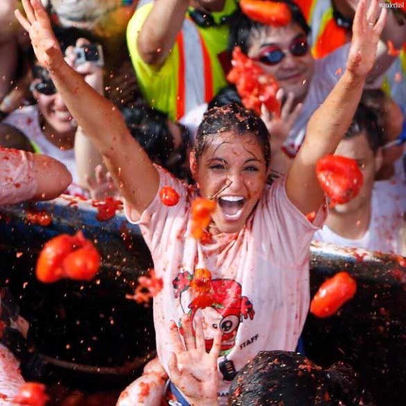 La Tomatina, độc đáo lễ hội ném cà chua Tây Ban Nha | Wanderlust Tips