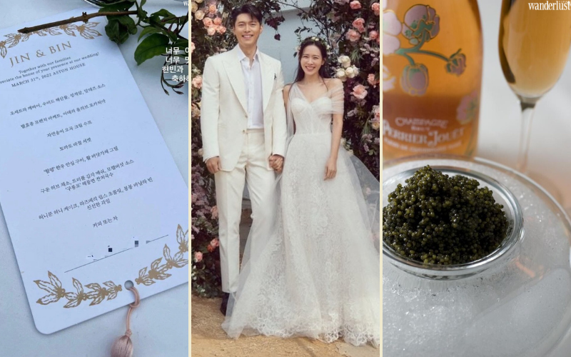 Trải nghiệm một bữa tiệc cao cấp chuẩn quốc tế qua thực đơn siêu đám cưới của Hyun Bin – Son Ye Jin Trải nghiệm một bữa tiệc cao cấp chuẩn quốc tế qua thực đơn siêu đám cưới của Hyun Bin – Son Ye Jin