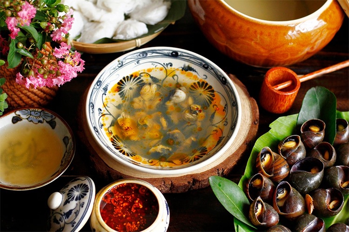 Bún ốc nguội: Hương vị Hà thành trong từng sợi bún