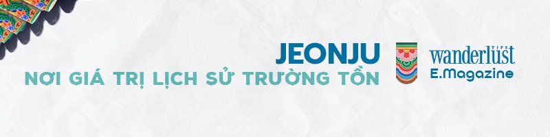 Đừng vội bước ở Jeonju