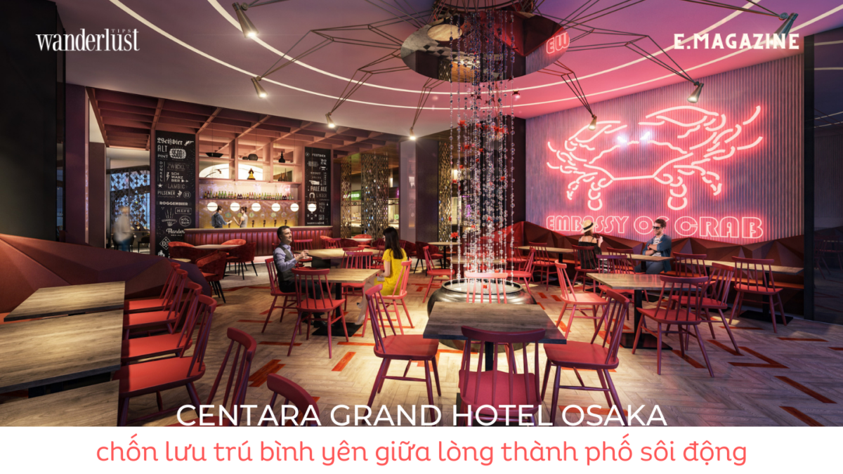 Centara Grand Hotel Osaka chon luu tru binh yen giua long thanh pho soi dong