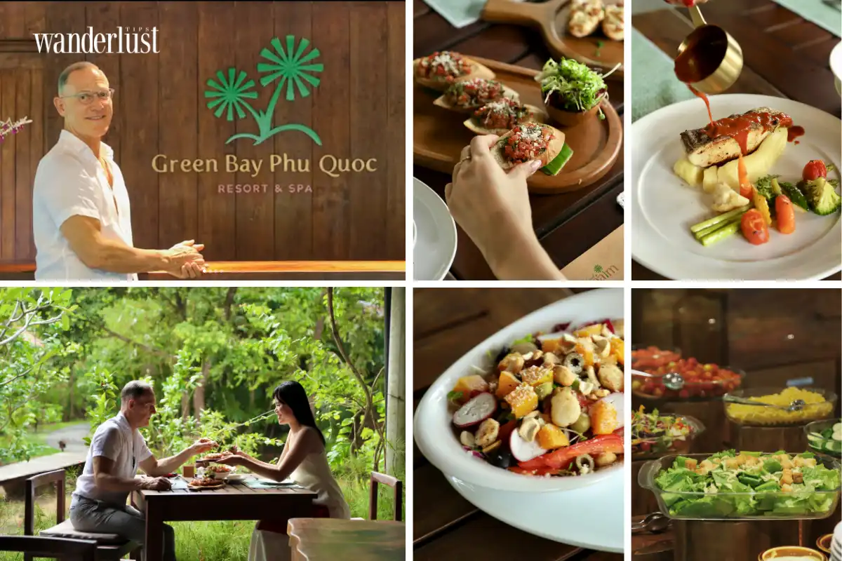 Green Bay Phú Quốc Resort & Spa với nhiều món ăn ngon bởi đầu bếp có tay nghề cao