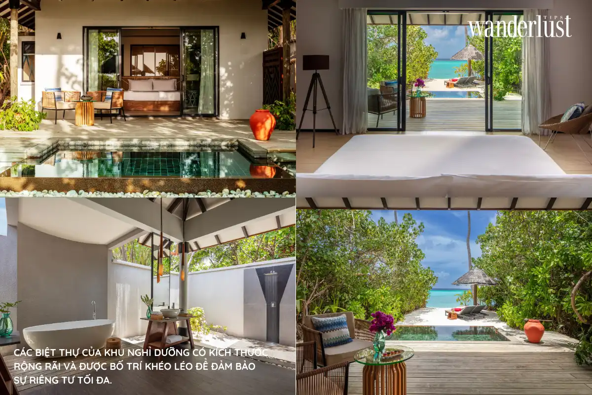 thiên nhiên Maldives đẹp tuyệt vời với nhiều rạng san hô mầu sắc và resort sang trọng