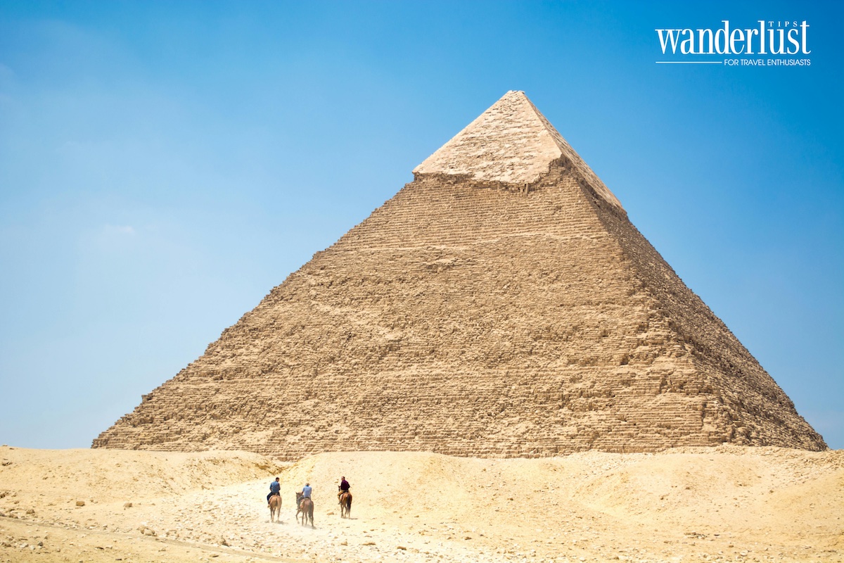 Tháp Giza là mơ ước được tận mắt chứng kiến khi du lịch Ai Cập