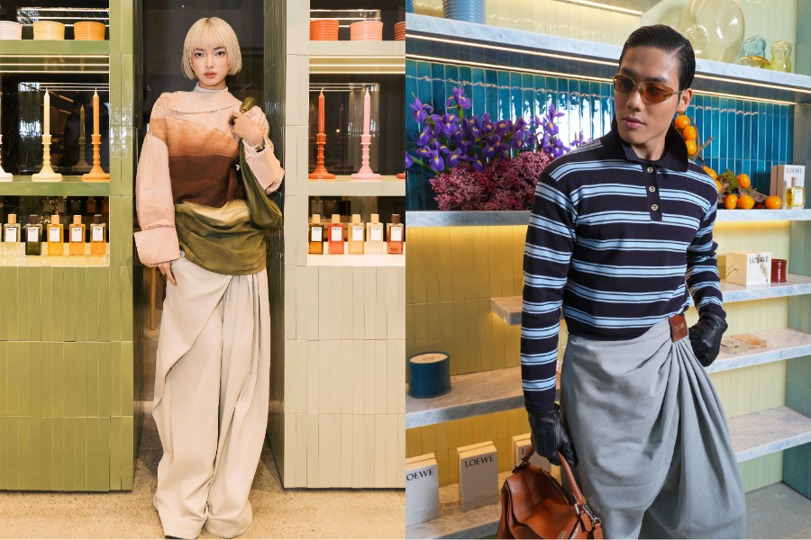 Châu Bùi & Huang Long: Nổi bật tại sự kiện ra mắt Flagship Store LOEWE Perfumes