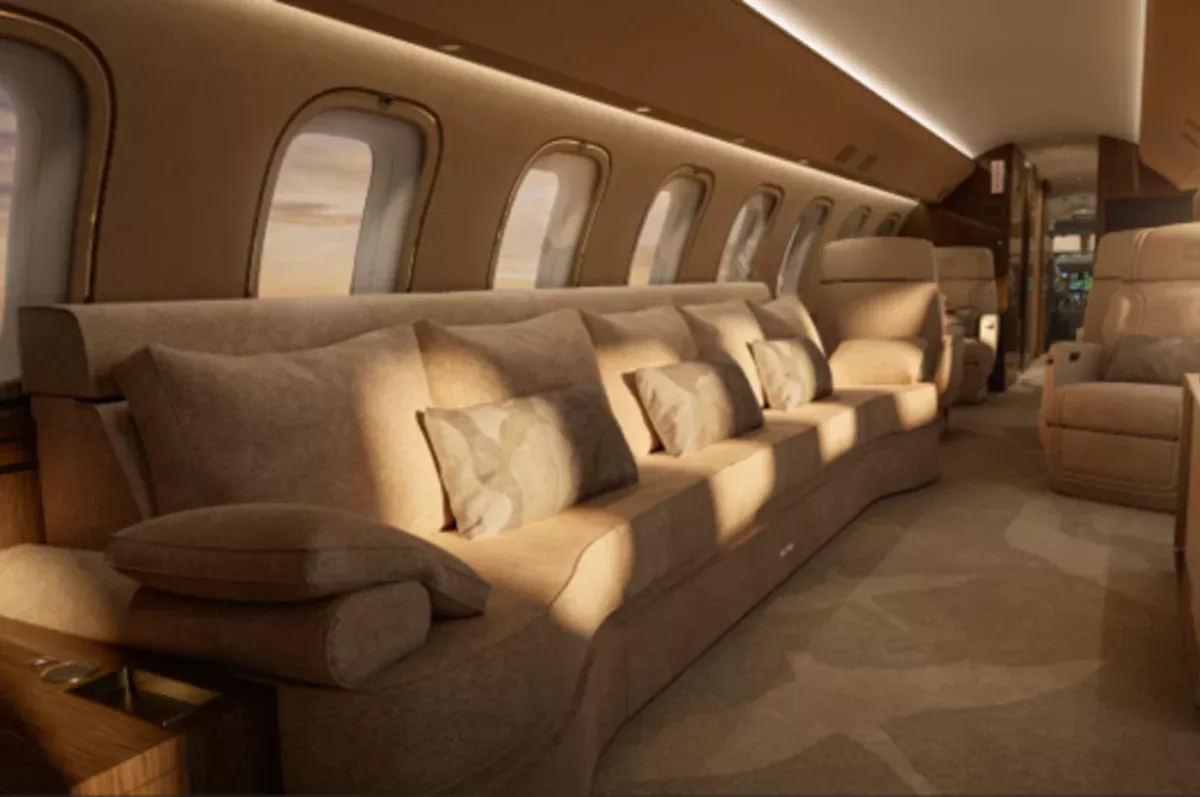 Bombardier và ELIE SAAB công bố chương mới trong lĩnh vực hàng không thương mại thiết kế cabin theo yêu cầu riêng cho dòng máy bay Global 8000 