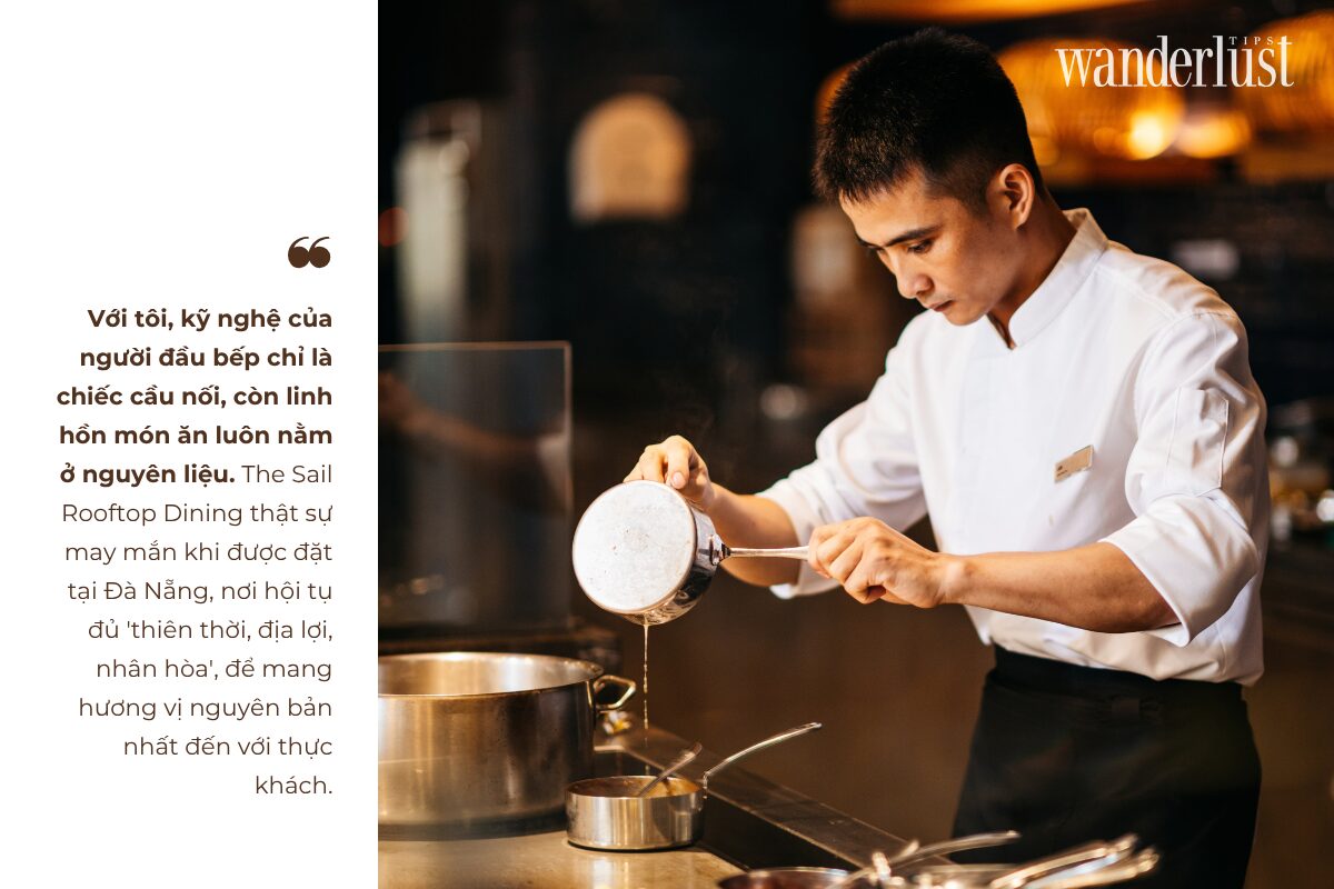 Chef Lân Nguyễn: Giương cánh buồm ẩm thực Địa Trung Hải tại The Sail Rooftop Dining 6 Text ben Viet